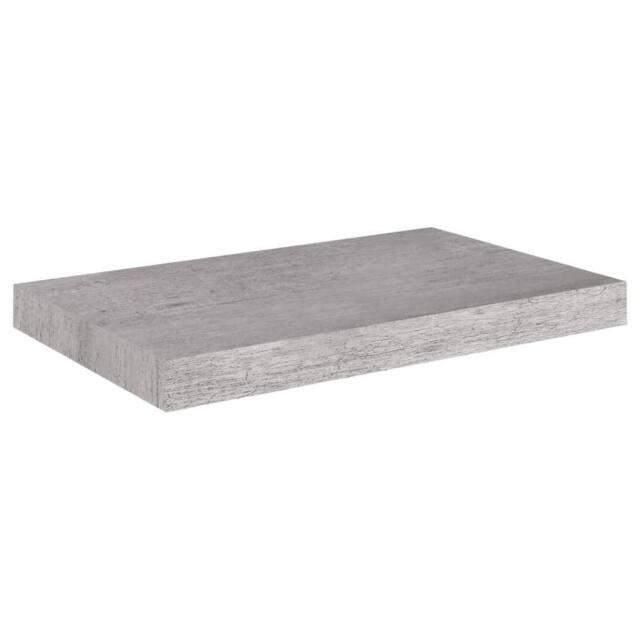 Berkfield Home Floating Wall Shelf Concrete Grey 50x23x3.8 cm MDF - image 1