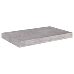 Berkfield Home Floating Wall Shelf Concrete Grey 50x23x3.8 cm MDF