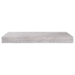 Berkfield Home Floating Wall Shelf Concrete Grey 50x23x3.8 cm MDF - thumbnail 4
