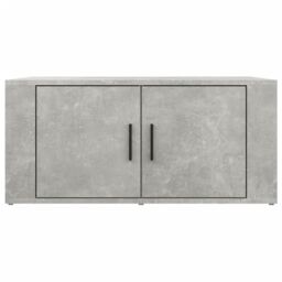Berkfield Home Coffee Table Concrete Grey 80x50x36 cm Engineered Wood - Size: 80 x 50 x 36 cm - thumbnail 5