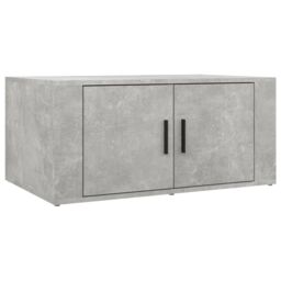Berkfield Home Coffee Table Concrete Grey 80x50x36 cm Engineered Wood - Size: 80 x 50 x 36 cm - thumbnail 2