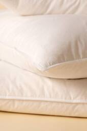 die zudecke Hungarian Goose Feather & Down Firm Pillow in White - thumbnail 2