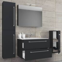 VCM 5-piece washbasin washbasin Badinos SC in Black - thumbnail 2