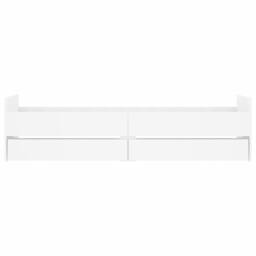Berkfield Home Bed Frame with Drawers without Mattress White 90x200 cm - thumbnail 6