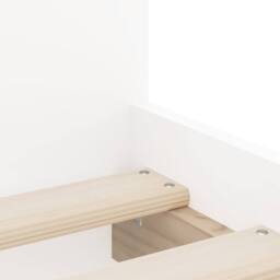 Berkfield Home Bed Frame with Drawers without Mattress White 90x200 cm - thumbnail 9