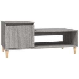 Berkfield Home Coffee Table Grey Sonoma 100x50x45 cm Engineered Wood - Size: 100 x 50 x 45 cm - thumbnail 2
