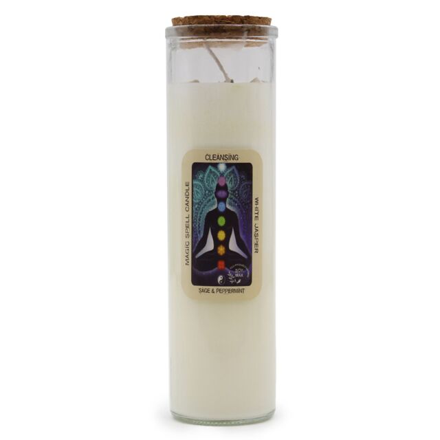 KDMD Magic Spell Candle - Cleansing in White - image 1