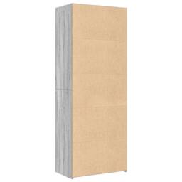 Berkfield Home Highboard Grey Sonoma 70x41x185 cm Engineered Wood - Size: 70 x 41 x 185 cm - thumbnail 6