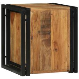 Berkfield Home Wine Rack 34.5x35x39 cm Solid Wood Acacia in Brown - thumbnail 6