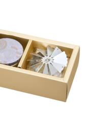 Living and Home Rotating Carousel Scented Candle in Silver - thumbnail 3