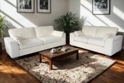 DS Living The Modena 3+2 Seater Sofa Set in Cream - thumbnail 1