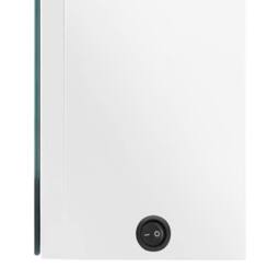 Berkfield Home LED Bathroom Mirror Cabinet Shining White 50x13x70 cm - Size: 50 x 13 x 70 cm - thumbnail 6