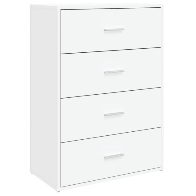 Berkfield Home Sideboard White 60x31x84 cm Engineered Wood - Size: 60 x 31 x 84 cm - image 1
