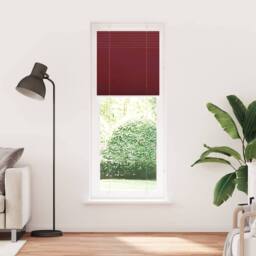 Berkfield Home Pleated Blind Bordeaux Red 70x200 cm Fabric Width 69.4 cm Polyester