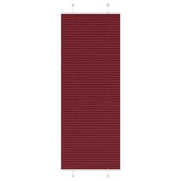 Berkfield Home Pleated Blind Bordeaux Red 70x200 cm Fabric Width 69.4 cm Polyester - thumbnail 2
