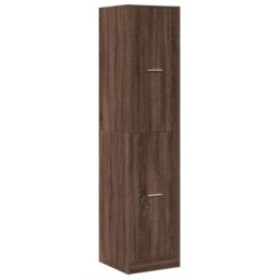Berkfield Home Apothecary Cabinet¬†Brown Oak 40x41x174.5 cm Engineered Wood in Brown - thumbnail 3