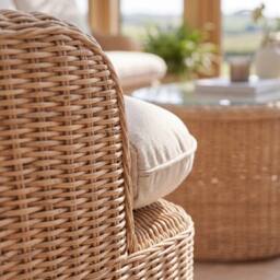 Artemis Home Bellora Outdoor or Conservatory Lounge Conversation Set in Cream - thumbnail 9