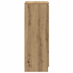 Berkfield Home Sideboard Artisan Oak 37.5x35x99 cm Engineered Wood in Brown - thumbnail 7