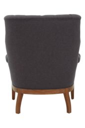 Orsina Cabra Graphite Chair in Grey - thumbnail 2