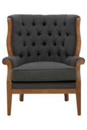 Orsina Cabra Graphite Chair in Grey - thumbnail 4