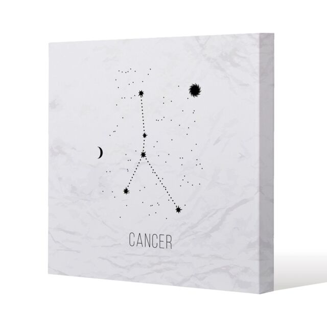 Benjamin Tate Design Astrology sign cancer (canvas) / 77 x 77 x 4cm in Natural - Size: 77 x 77 x 4 cm - image 1