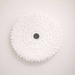 CGC Lighting Dolly White Ruffled Linen Extra Large Easy Fit Hand Made Lampshade - thumbnail 8