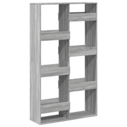 Berkfield Home Bookcase Grey Sonoma 100x33x175 cm Engineered Wood - Size: 100 x 33 x 175 cm - thumbnail 1