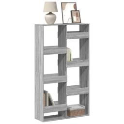 Berkfield Home Bookcase Grey Sonoma 100x33x175 cm Engineered Wood - Size: 100 x 33 x 175 cm - thumbnail 2