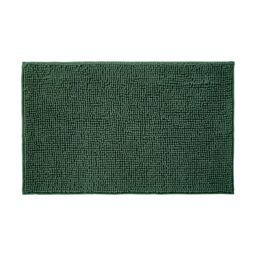 Allure Bath Fashions Chenille Bobble Bath Mat 50 x 80cm - Super Soft Microfibre & Non-Slip in Dark Green - Size: 50 x 80 cm - thumbnail 1
