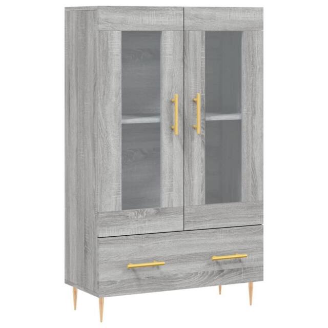 Berkfield Home Highboard Grey Sonoma 69.5x31x115 cm Engineered Wood - image 1