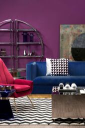 Orsina Luxurious 3 Seat Deep Blue Sofa, Classic Deep Blue Velvet Upholstered Settee Sofa, Luxe 3 Seater Couch in Dark Blue - thumbnail 2