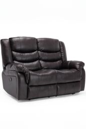 More4Homes Seattle Electric Recliner Bonded Leather 1+2+3 Seater Sofa Set in Brown - thumbnail 4