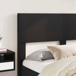 Berkfield Home Bed Frame with Storage & Headboard Black 135 x 190 cm - thumbnail 3