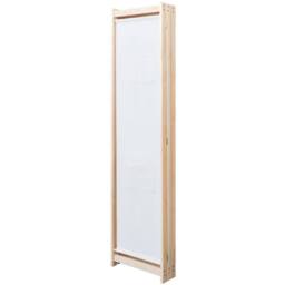 Berkfield Home Stylish 3-Panel Room Divider Cream 120x170x4 cm Fabric in Beige - Size: 120 x 170 x 4 cm
