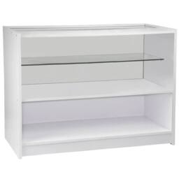 Monstershop C1200 Retail Shop Counter - Brilliant White - thumbnail 1