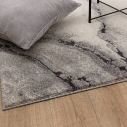 The Rug Shop UK Grey Abstract Modern Machine Woven Easy to Clean Stain-Resistant Rug - Size: 200 cm x 290 cm - thumbnail 2