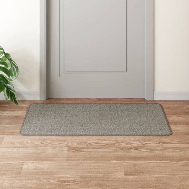Berkfield Home Carpet Runner Sisal Look Silver 50x100 cm - Size: 100 cm diameter - image 1