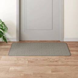 Berkfield Home Carpet Runner Sisal Look Silver 50x100 cm - Size: 100 cm diameter - thumbnail 1
