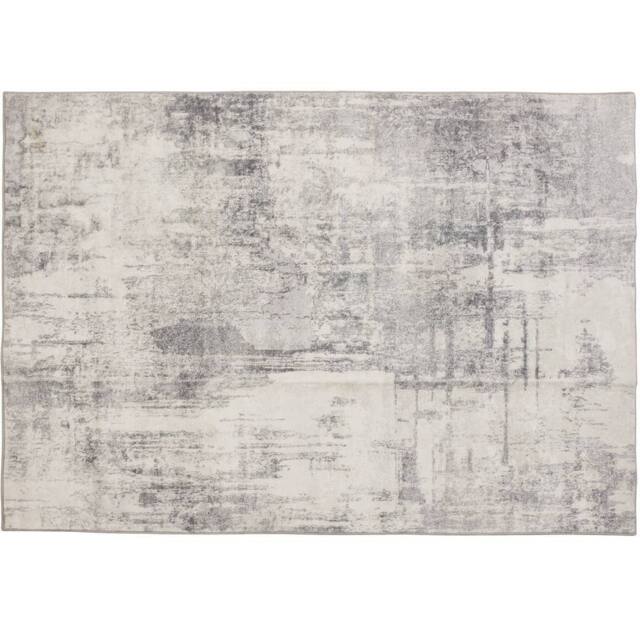 tectake Washable Rug Nadira 200 X 274 Cm - Beige/Grey in Beige - Size: 200 cm x 275 cm - image 1