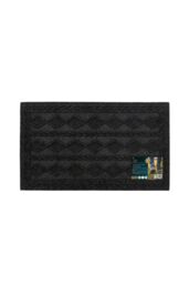 JVL Knit Rubber Backed Indoor Doormat 45x75cm Charcoal in Dark Grey - Size: 45 cm x 75 cm - thumbnail 6