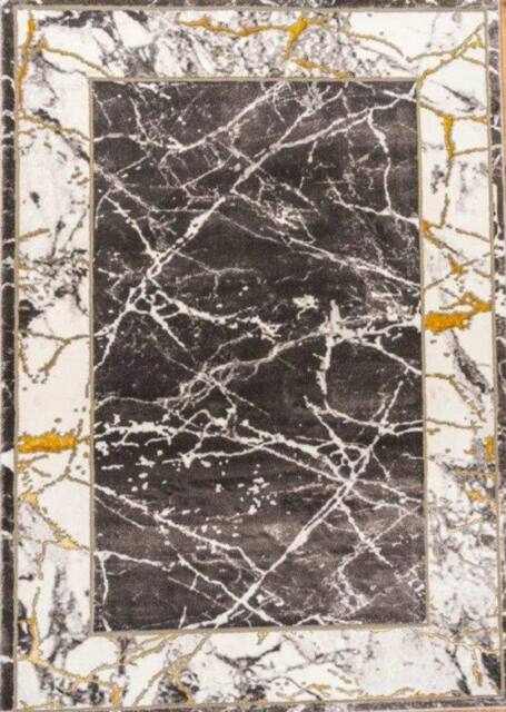 Celebrity Interiors Bianco 185XA Grey/Gold Rug in Grey - Size: 160 cm x 225 cm - image 1