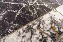 Celebrity Interiors Bianco 185XA Grey/Gold Rug in Grey - Size: 160 cm x 225 cm - thumbnail 3
