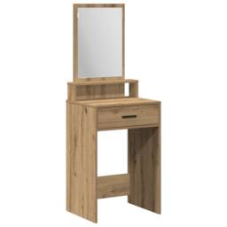 Berkfield Home Dressing Table with Drawers Artisan Oak 50x41x140 cm in Brown - Size: 50 x 41 x 140 cm - thumbnail 2