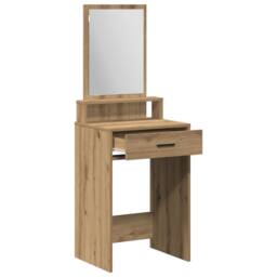 Berkfield Home Dressing Table with Drawers Artisan Oak 50x41x140 cm in Brown - Size: 50 x 41 x 140 cm - thumbnail 4