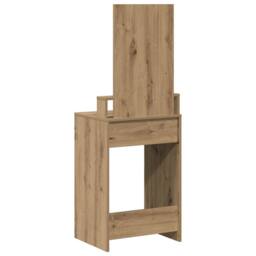 Berkfield Home Dressing Table with Drawers Artisan Oak 50x41x140 cm in Brown - Size: 50 x 41 x 140 cm - thumbnail 7