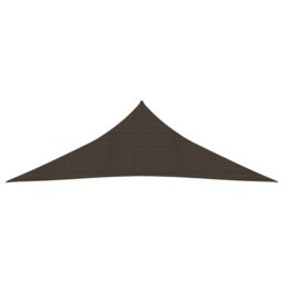 Berkfield Home Sunshade Sail 160 g/m ² Brown 3.5x3.5x4.9 m HDPE - thumbnail 2