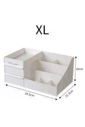 Large Capacity Professional Cosmetics Organizer in White - thumbnail 6