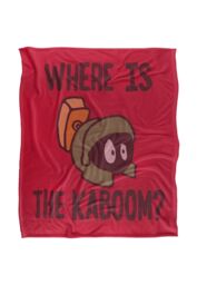 Warner Brothers Looney Tunes Officially Licensed Silky Touch Super Soft Throw Blanket 152 x 127 cm in White - thumbnail 1