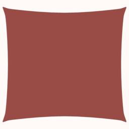 Berkfield Home Sunshade Sail Oxford Fabric Square 3x3 m Terracotta - thumbnail 2