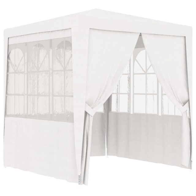 Berkfield Home Professional Party Tent with Side Walls 2x2 m White 90 g/m ² - image 1